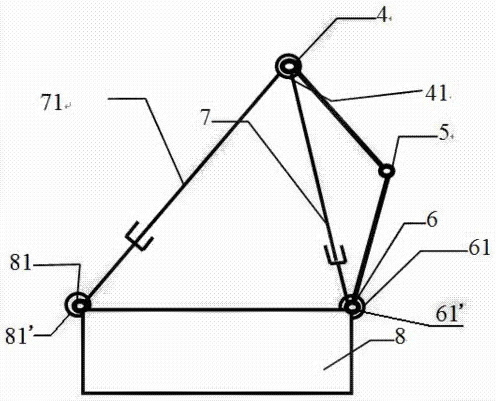 Swing-type robot arm and obstacle-surmounting method of overhead cable inspection robot