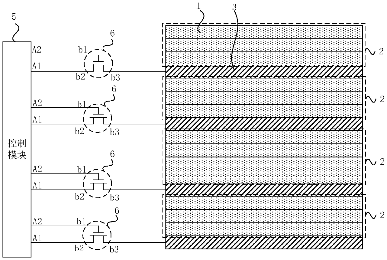 Battery heating control device and heating control method