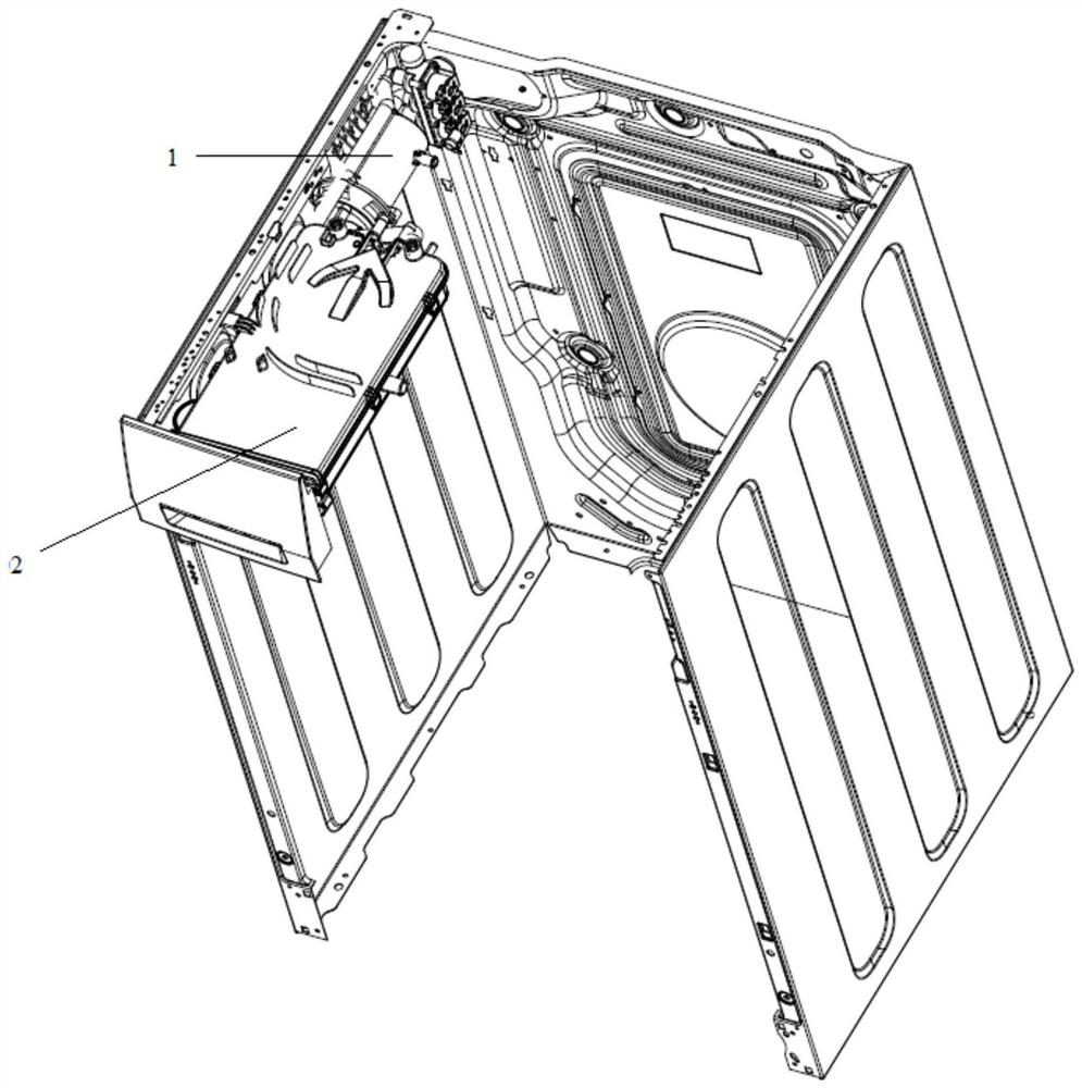 A washing machine with a water purification device