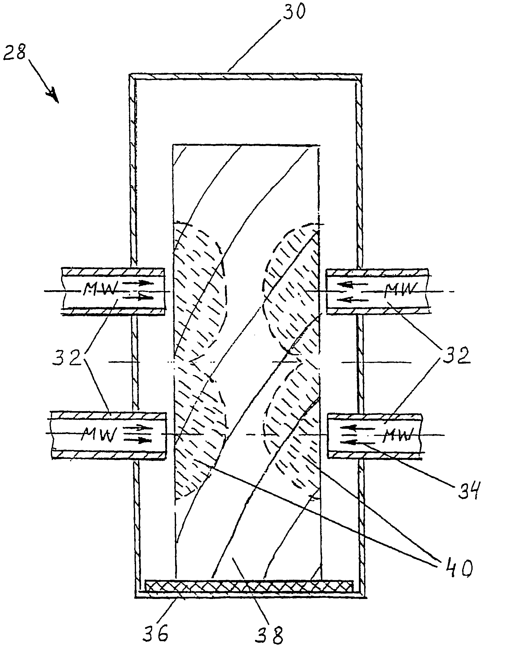 Method of microwave treatment of wood