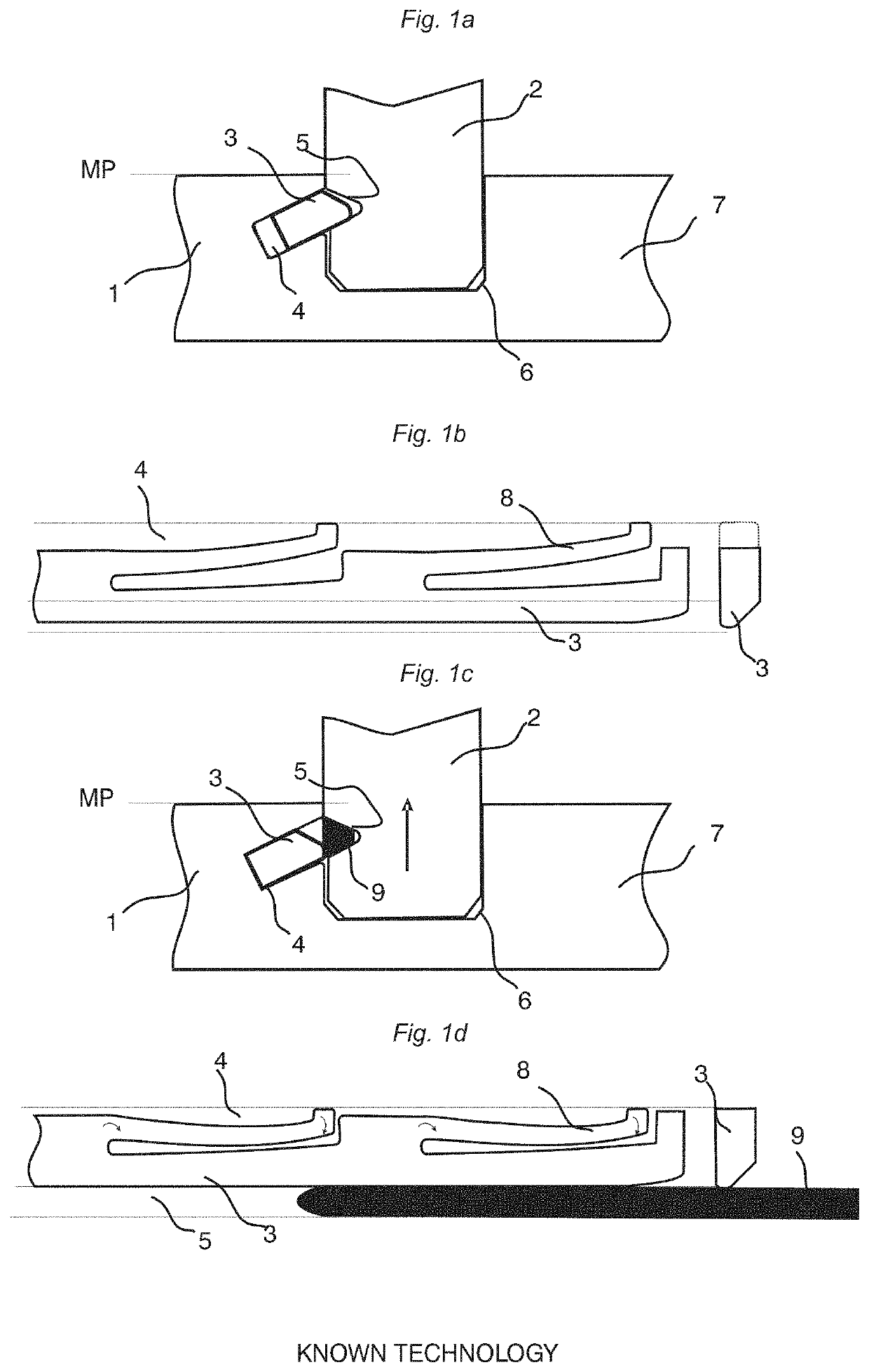 Mechanical locking system for building panels