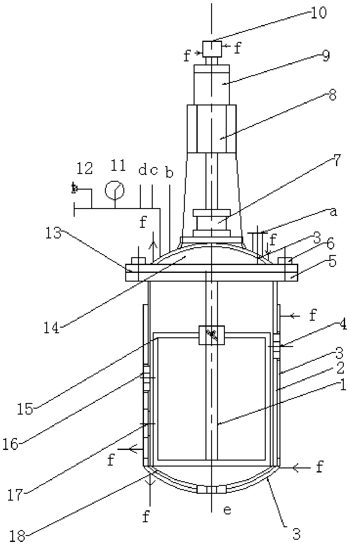 Device for preparing high-viscosity polyvinyl alcohol resin solution