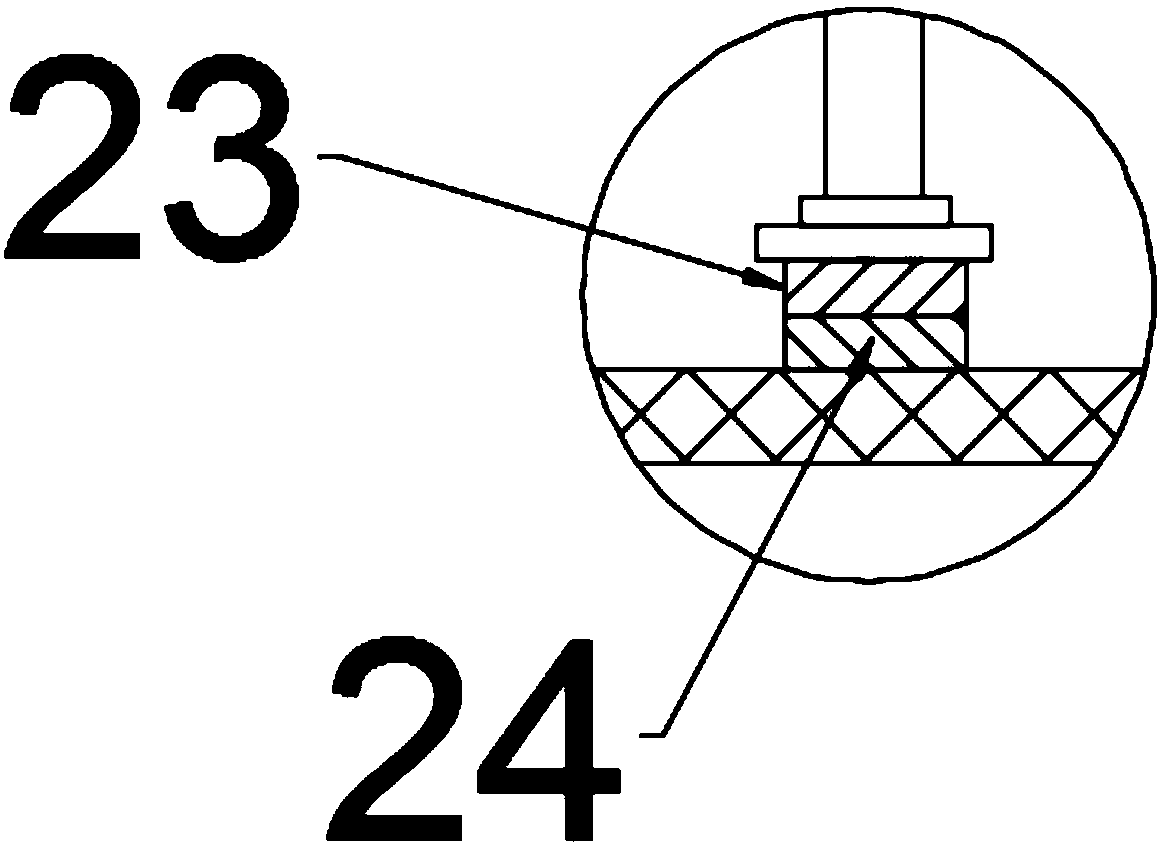 Sand screening device for constructional engineering