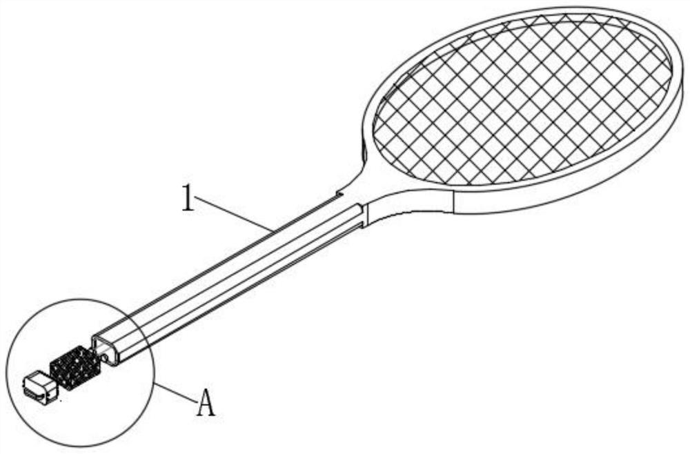 Racket net string adjuster