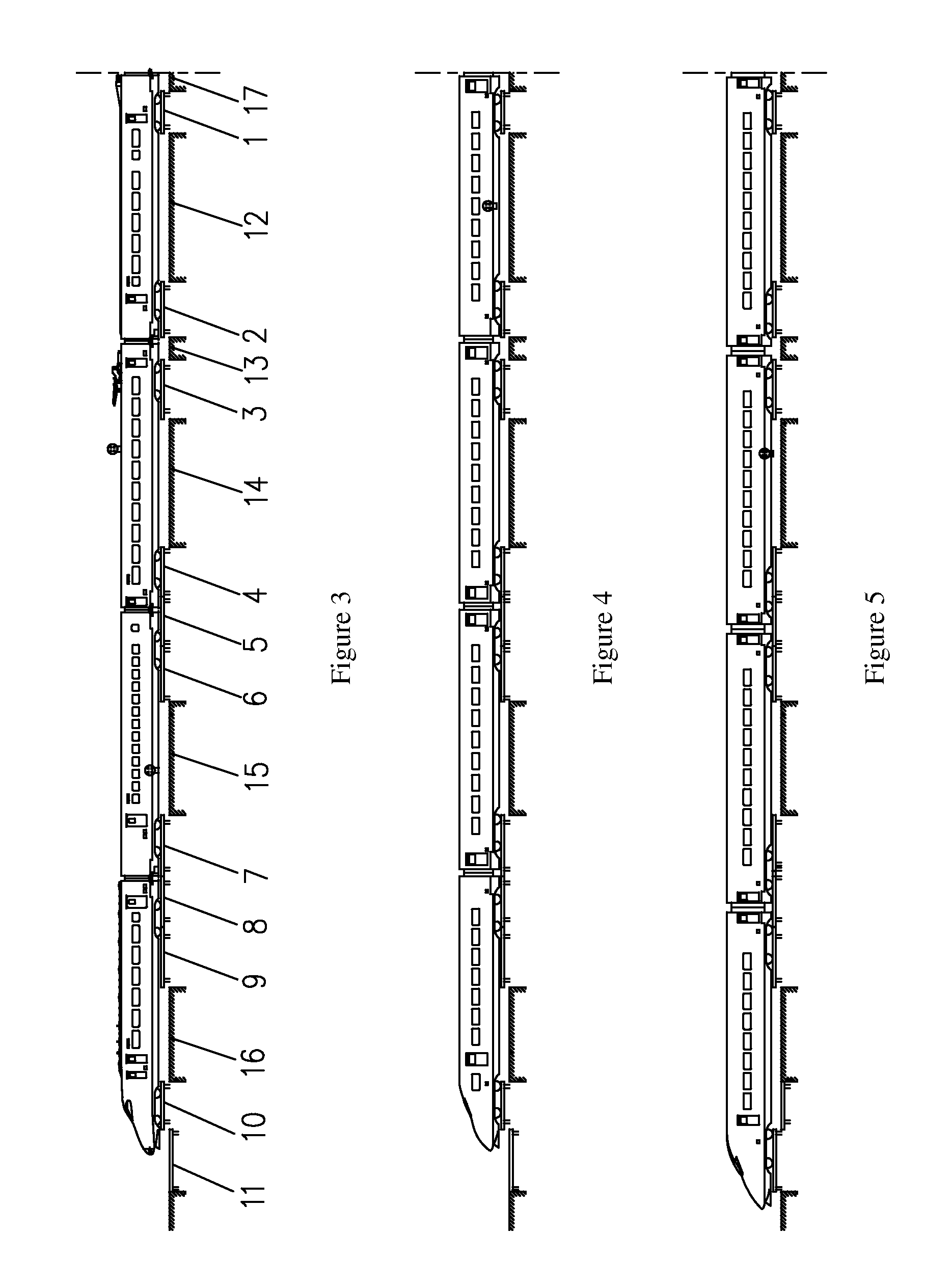 Under-floor lifting jack for high-speed electric multiple unit trainset