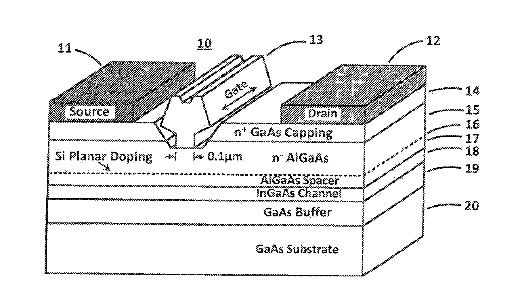 Low voltage high efficiency gallium arsenide power amplifier