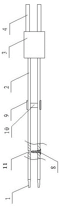 Electric coagulation forcep system with forcep point cleaning function