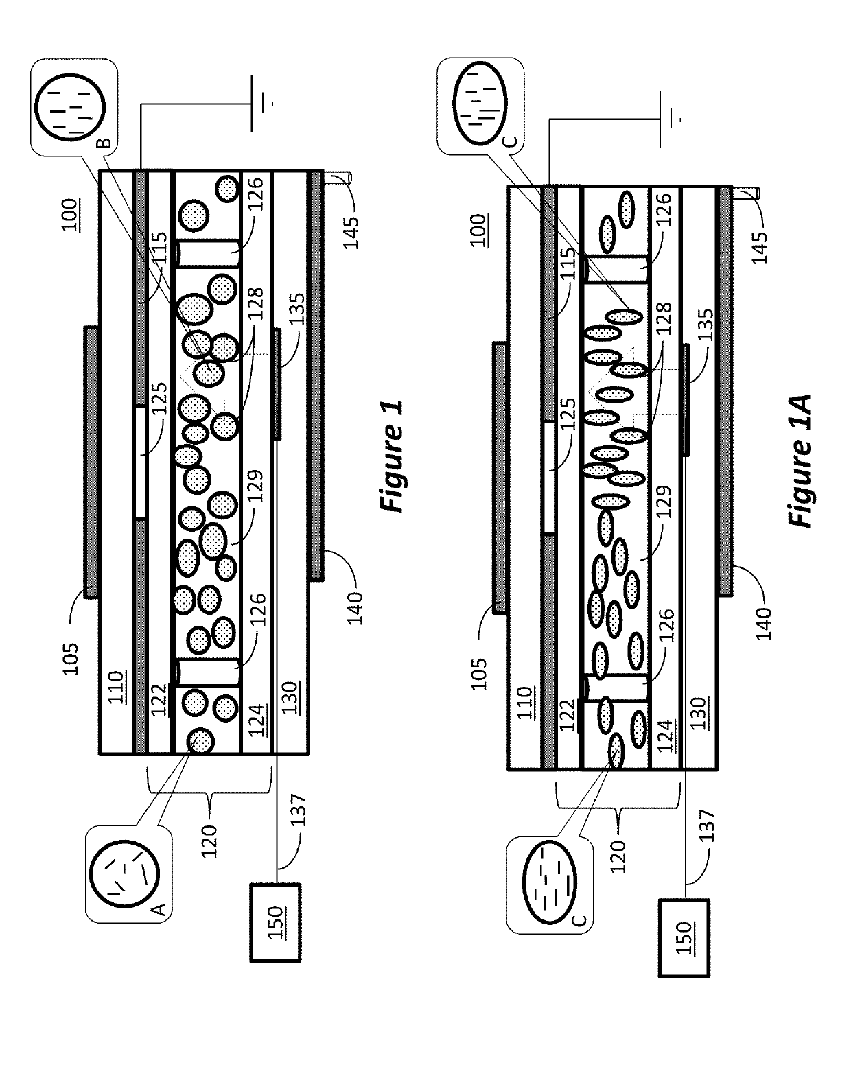 Polymer dispersed/shear aligned phase modulator device