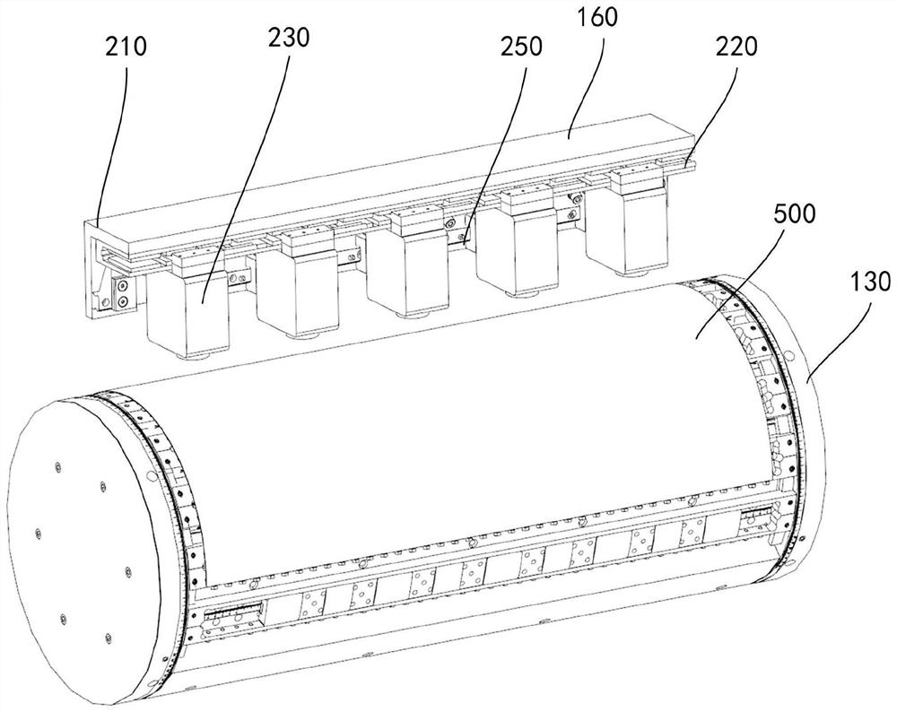 Multi-color light-variable printing device, printing method thereof and readable storage medium