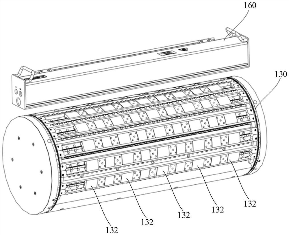 Multi-color light-variable printing device, printing method thereof and readable storage medium