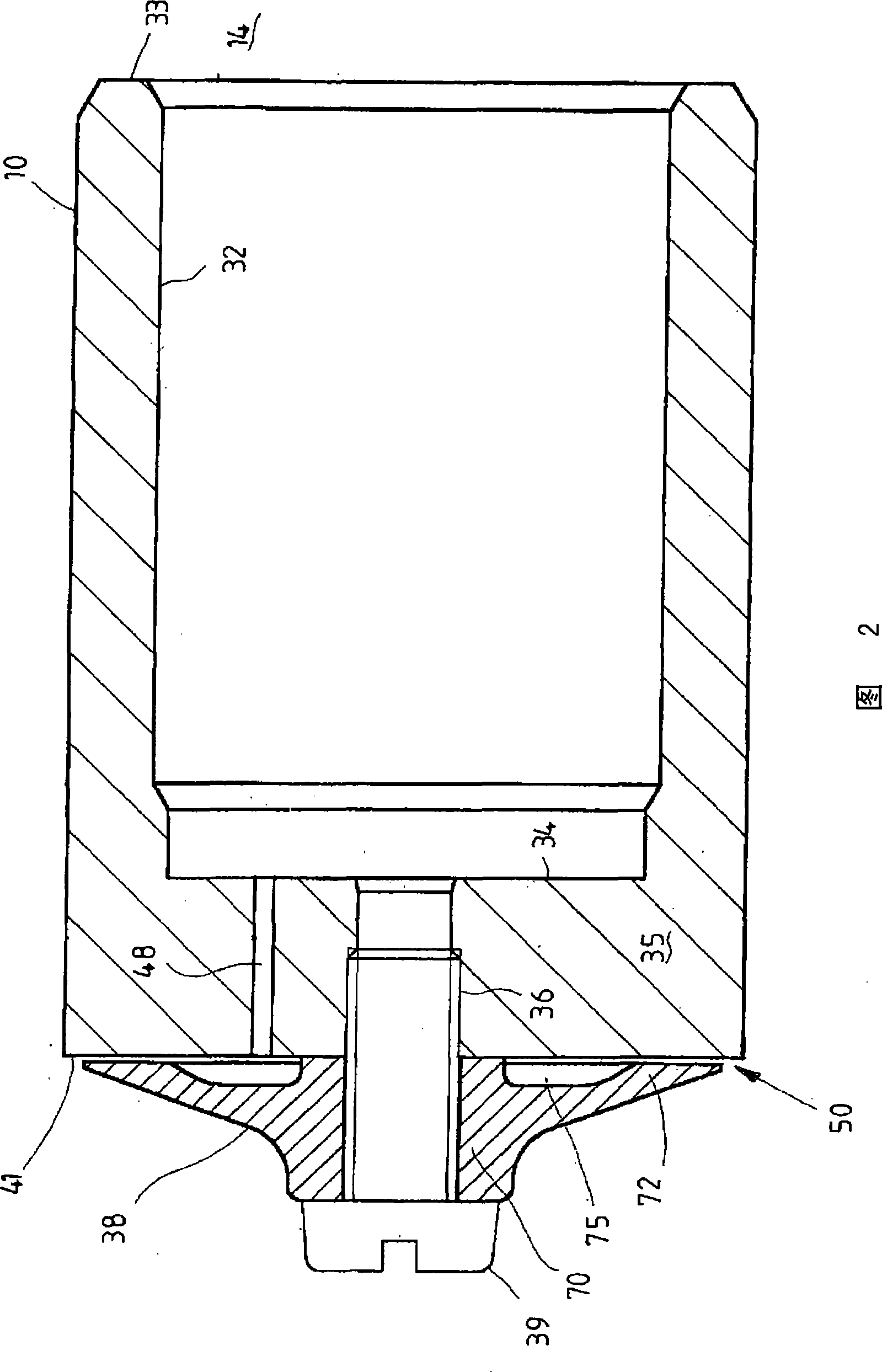 Pilot-controlled pressure limiting valve