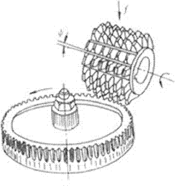 Gear modeling method and gear modeling device