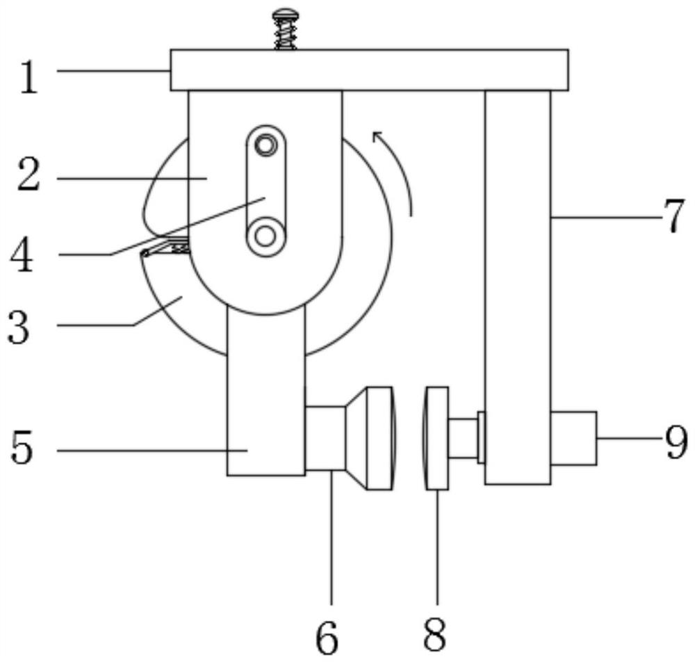 A fixing device for laser film tensile test