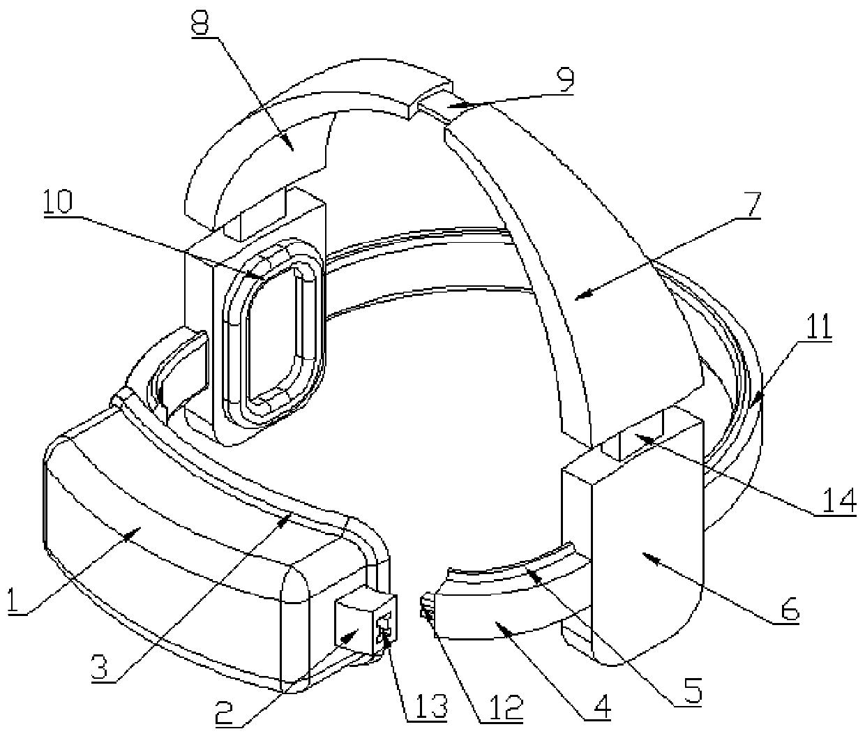 Virtual reality glasses for animation media