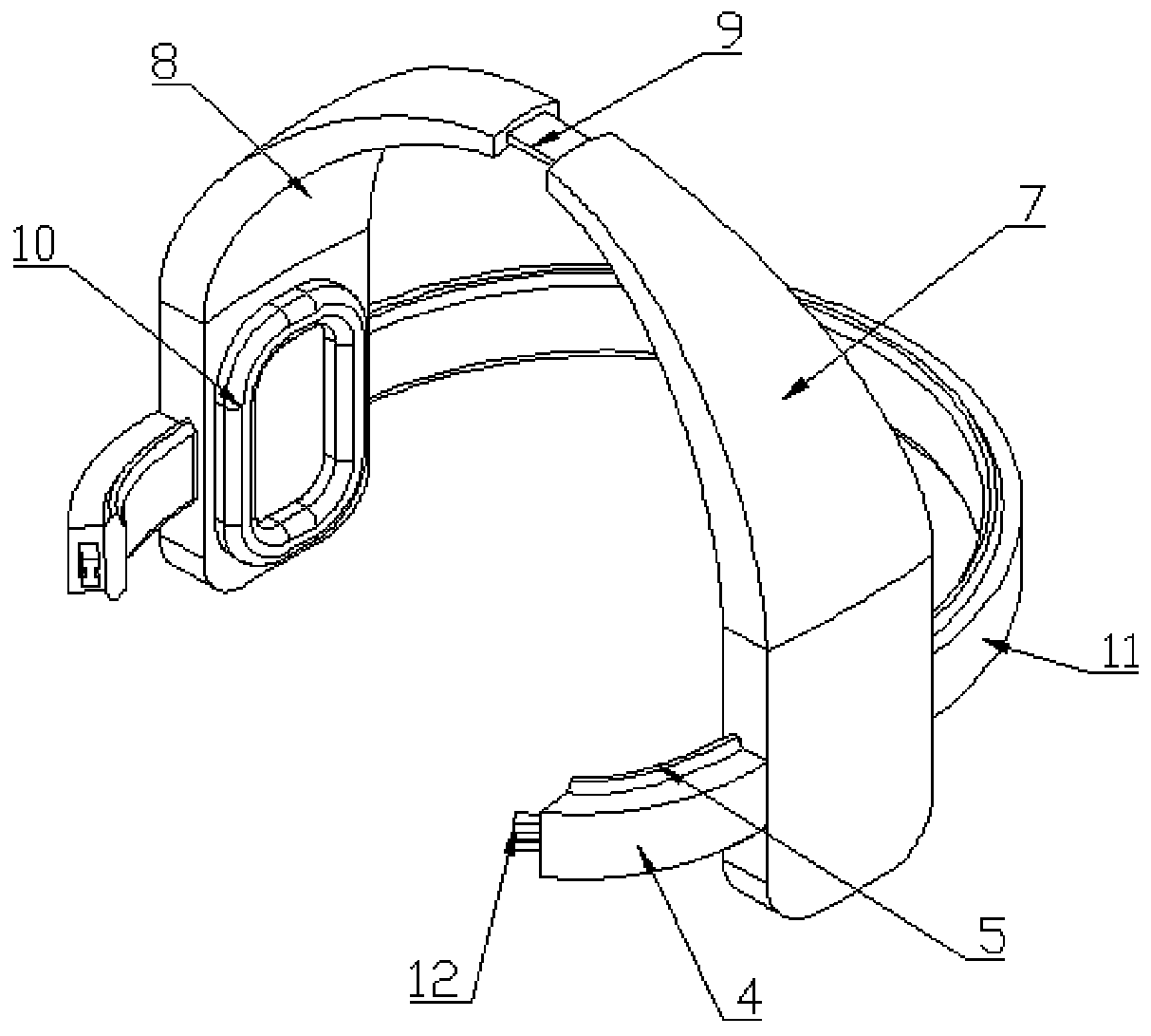 Virtual reality glasses for animation media