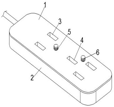 Power strip easy to plug and unplug