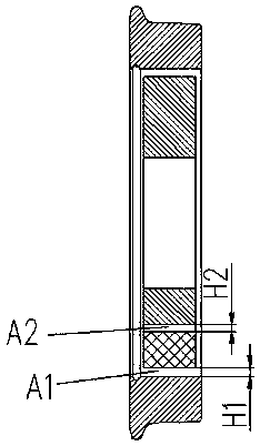 Damping-variable elastic wheel as well as assembling method and rigidity design method thereof