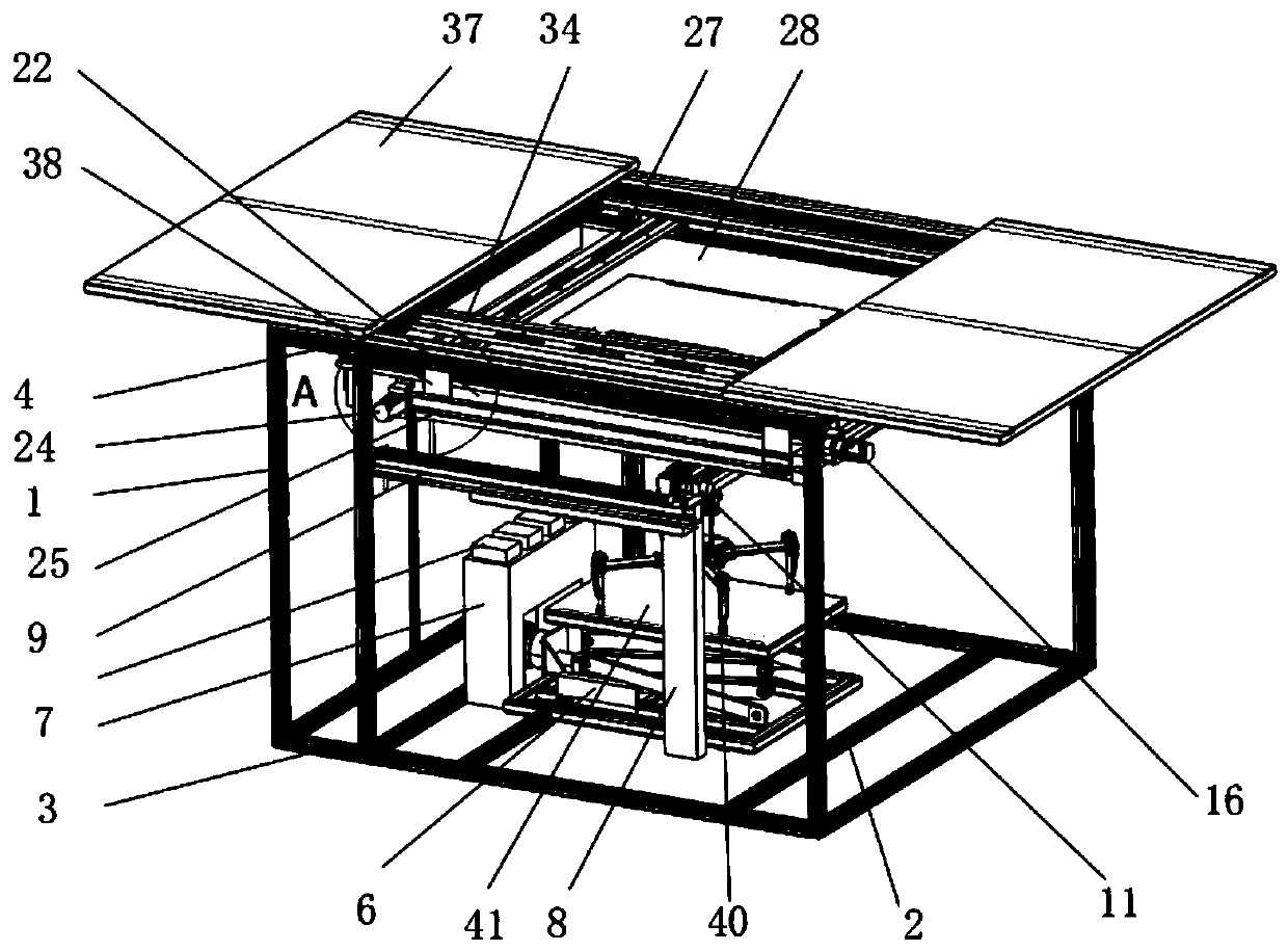 Unmanned aerial vehicle automatic charging hangar