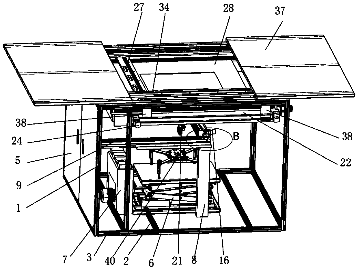 Unmanned aerial vehicle automatic charging hangar