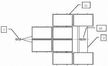 Double-A-shaped inclined-single-shaft main structure for photovoltaic tracking support