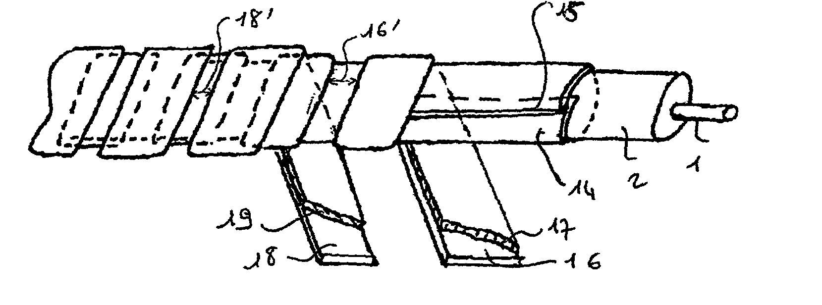 Flexible coaxial cable and a method of manufacturing it