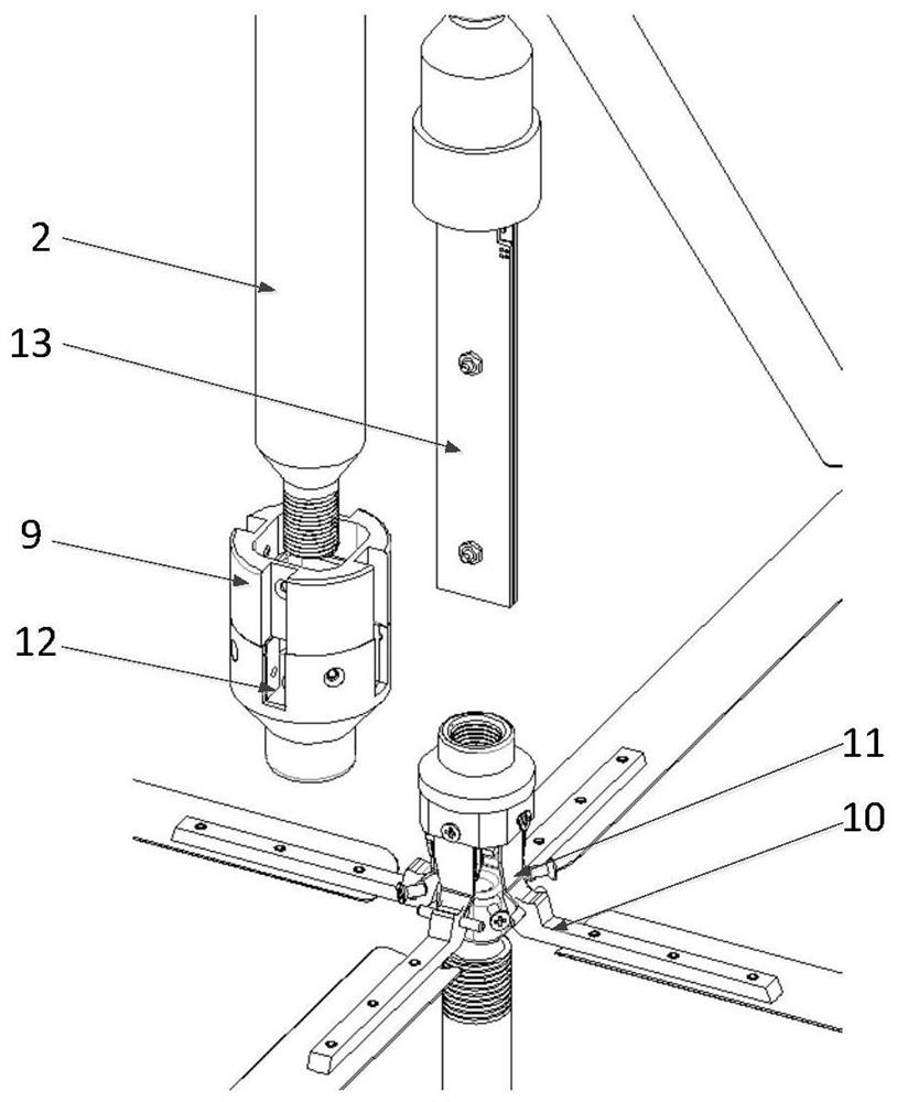 UHF-frequency-band high-gain left-handed circularly polarized antenna