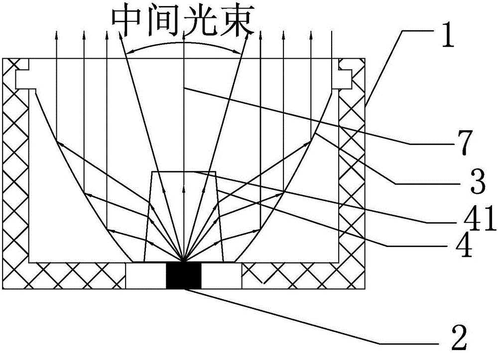 A design method of anti-glare LED lamp