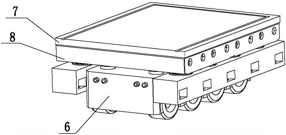 Transfer system for aircraft part machining