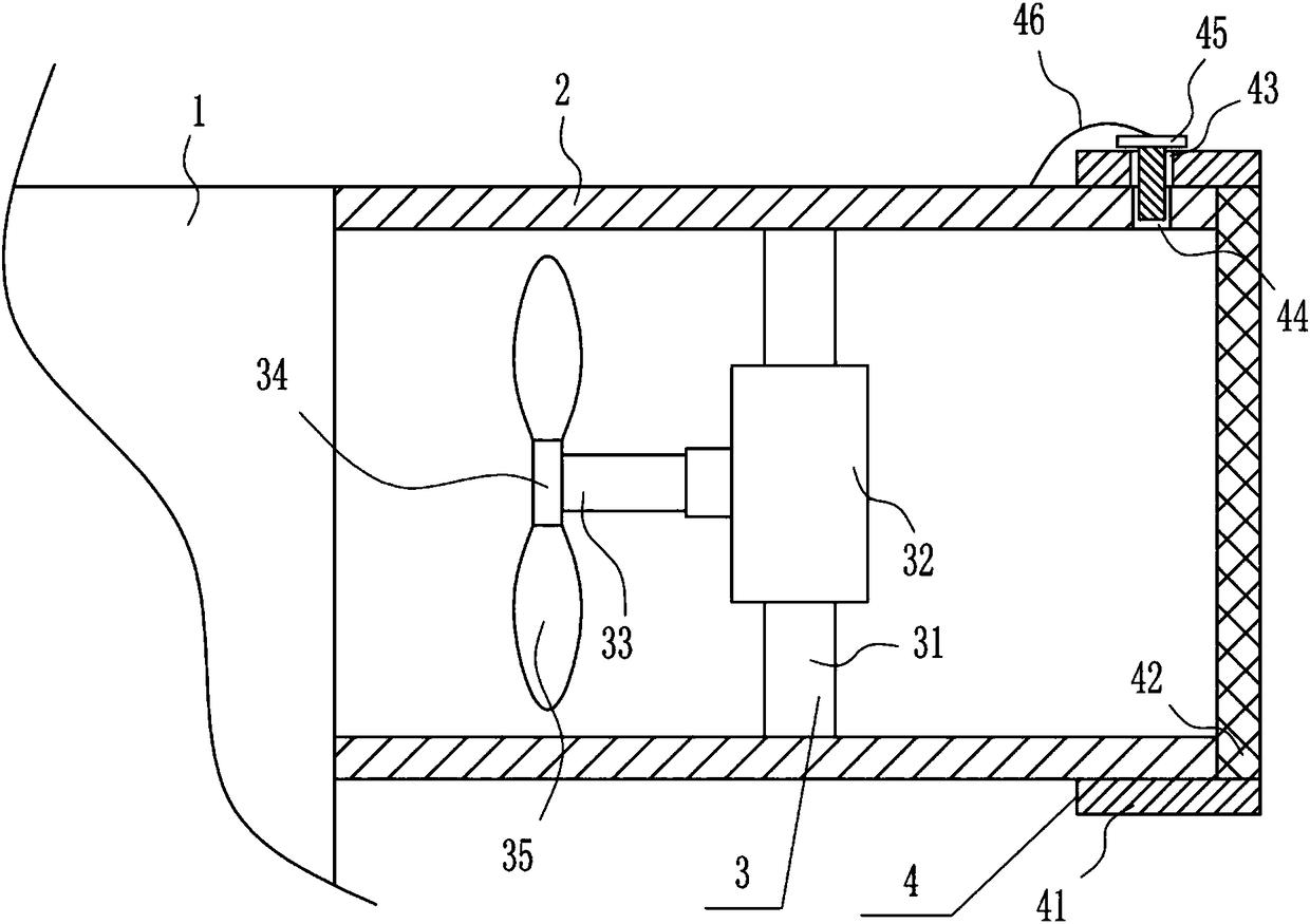 Switch cabinet ventilating apparatus