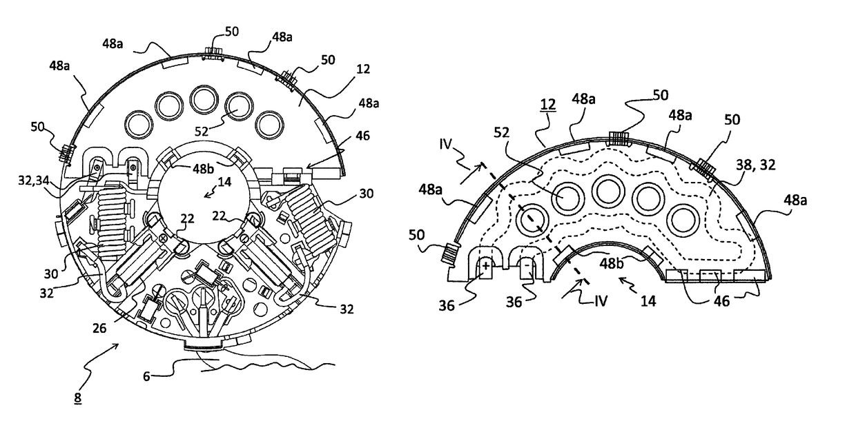 Brush system for an electric motor