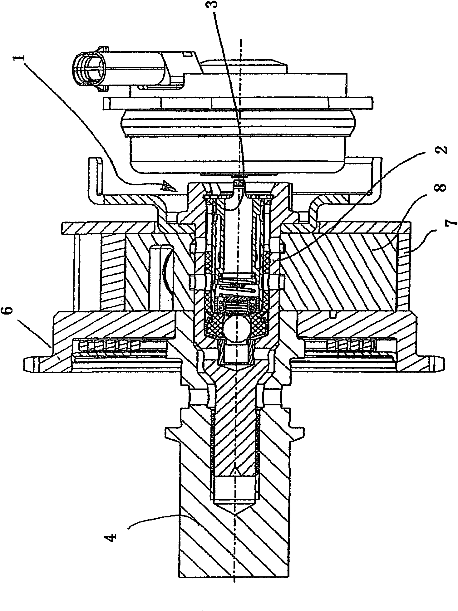 Control valve for a camshaft adjuster