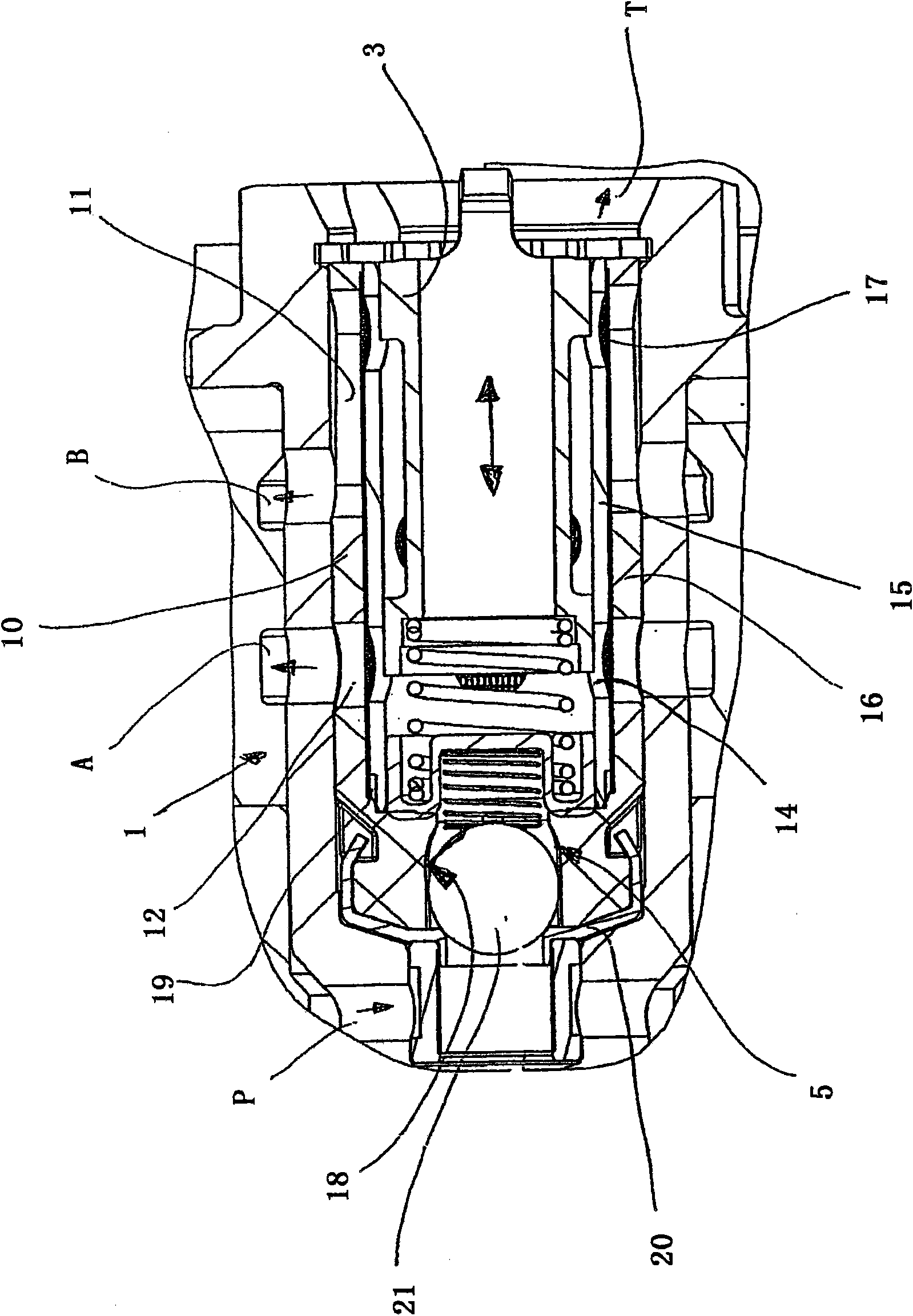 Control valve for a camshaft adjuster