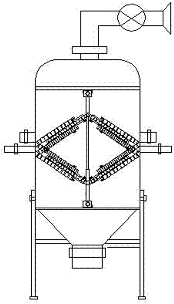 Rhombus trajectory moving compound sieve and sieving machine thereof