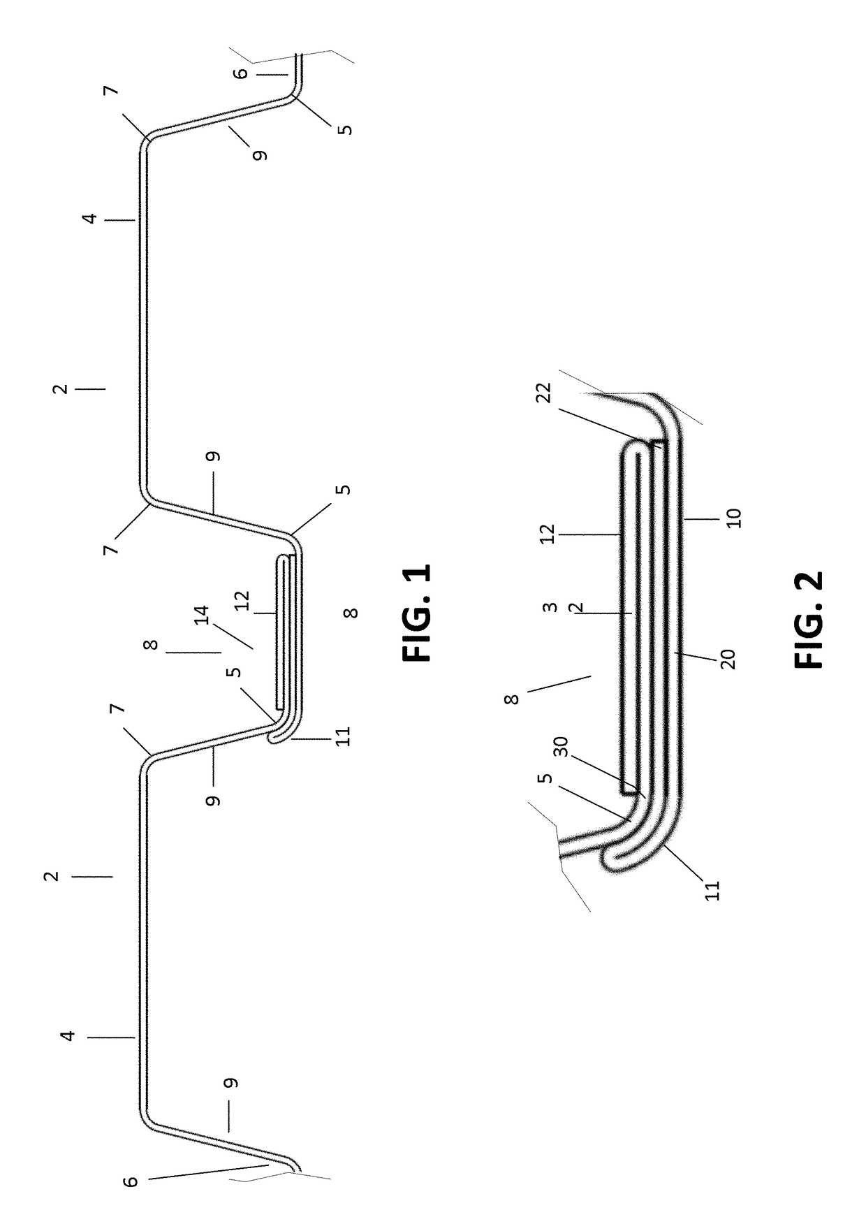 Structural panel systems with a nested sidelap and method of securing