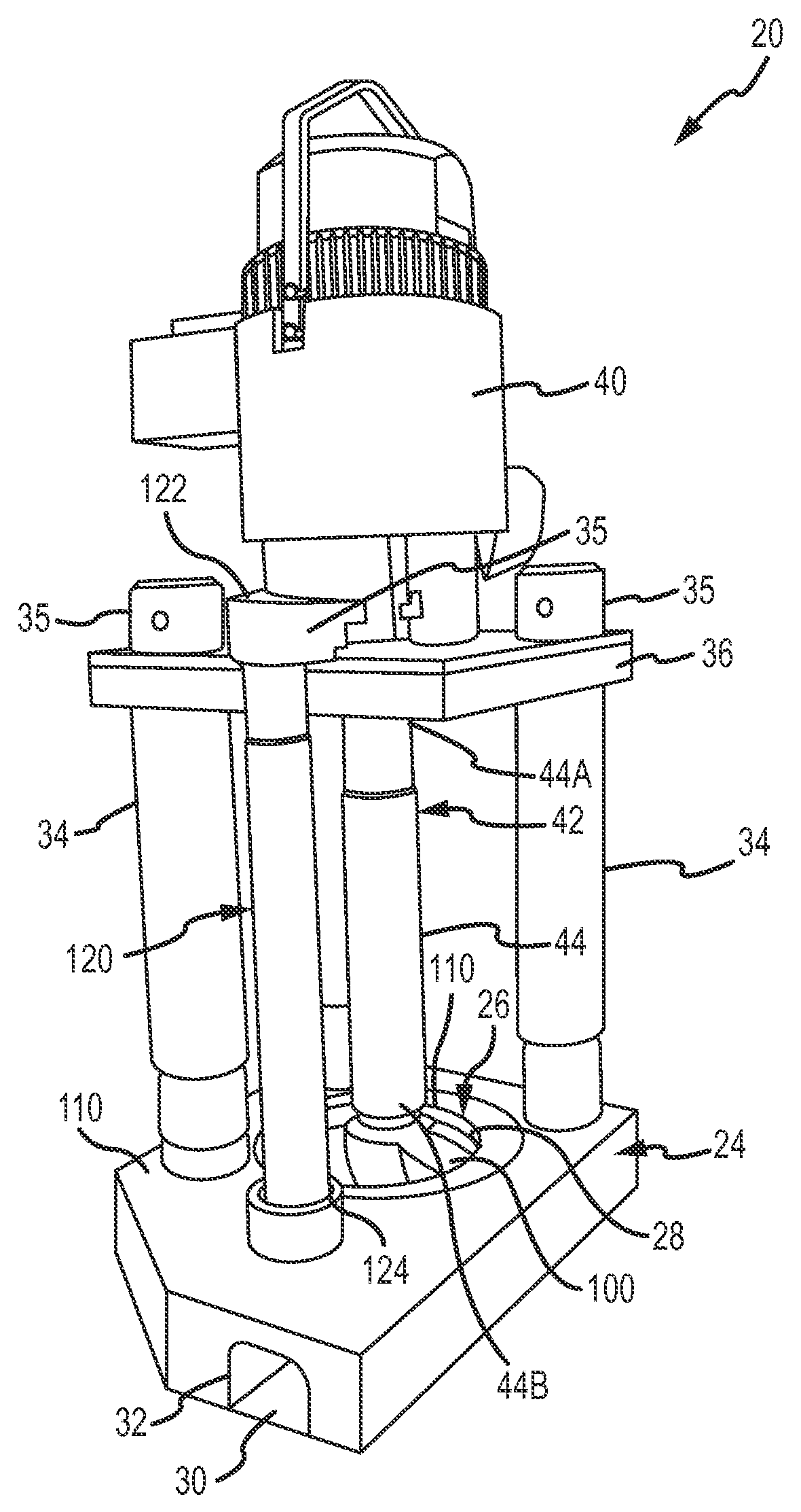 Rotor and rotor shaft for molten metal