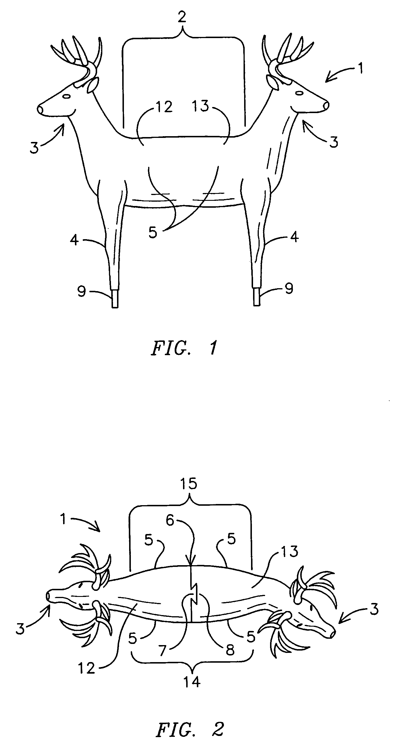 Three-dimensional archery target with multiple vital target areas