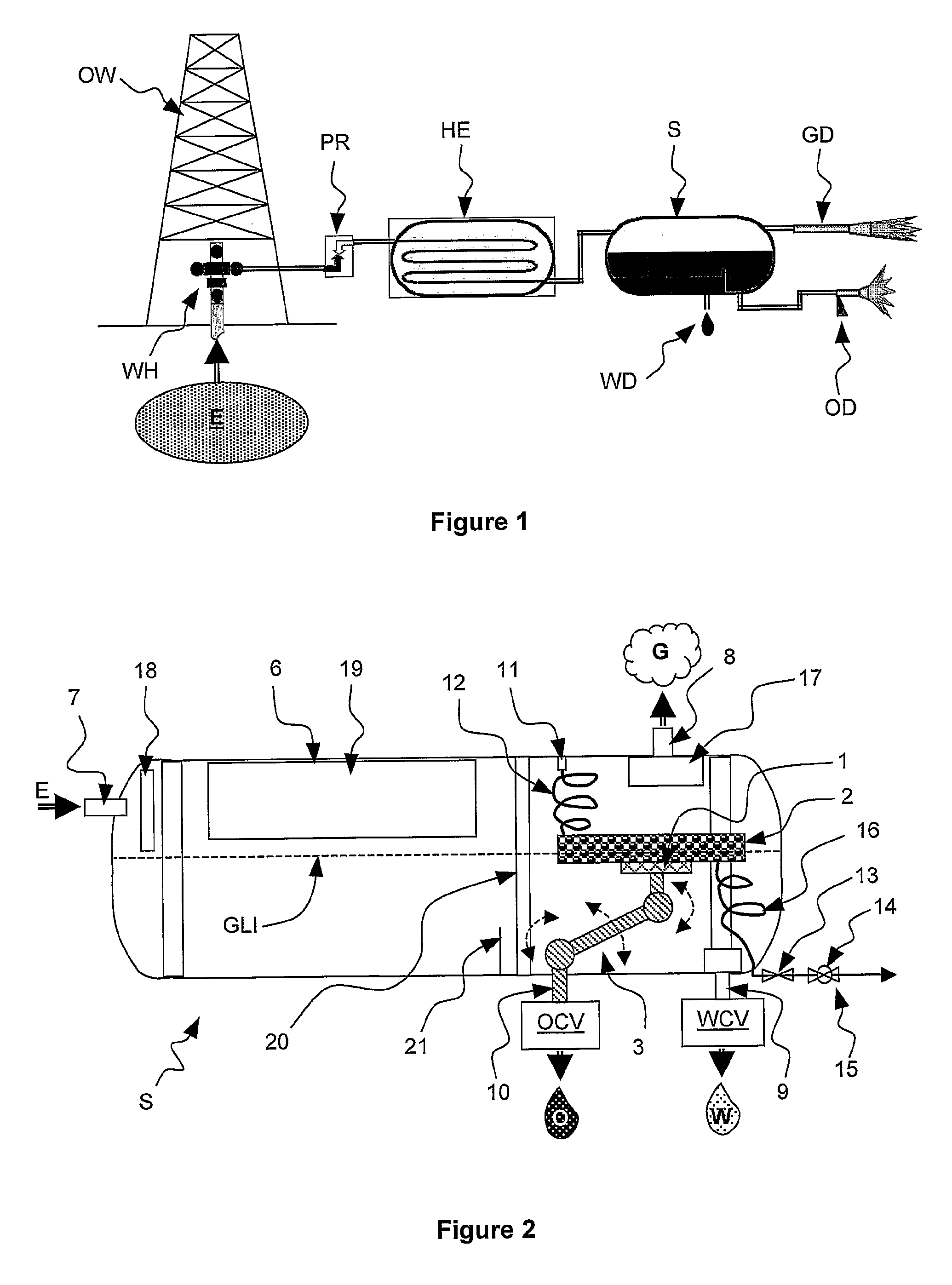 Gravity Separator For A Multi-Phase Effluent