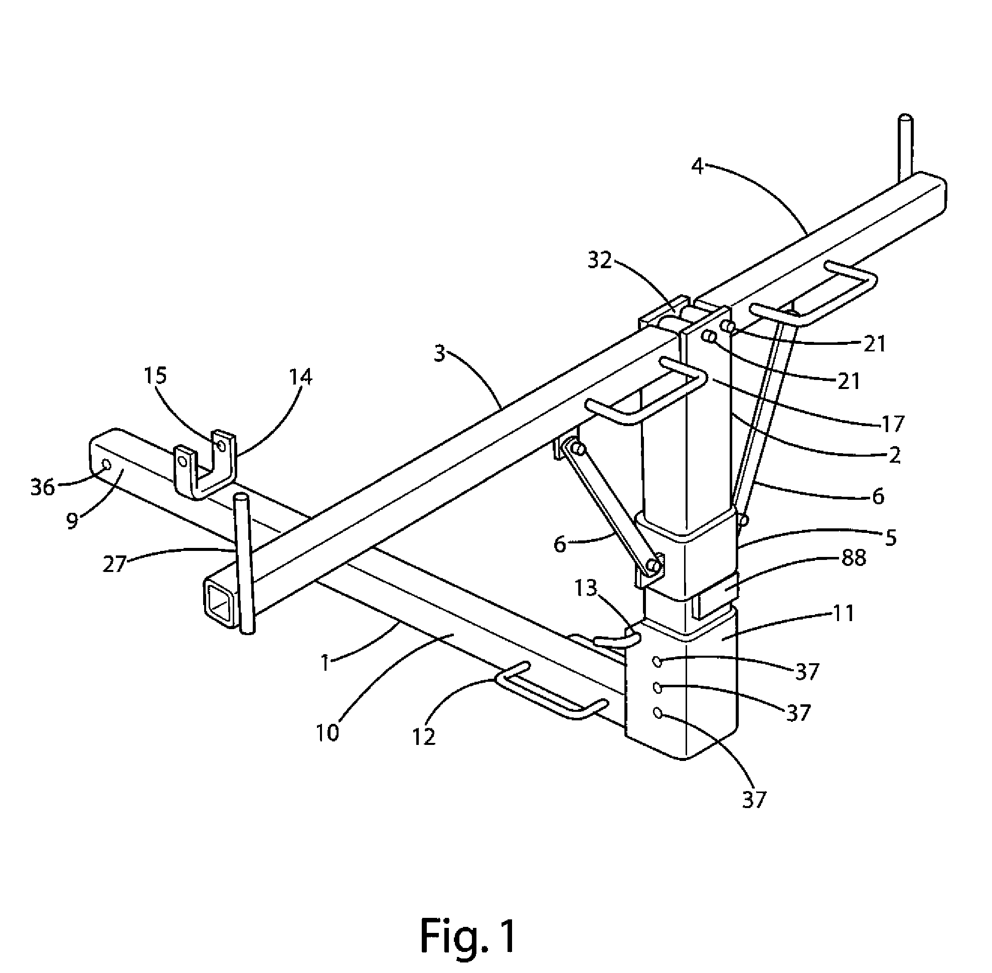 Foldable truck bed extender