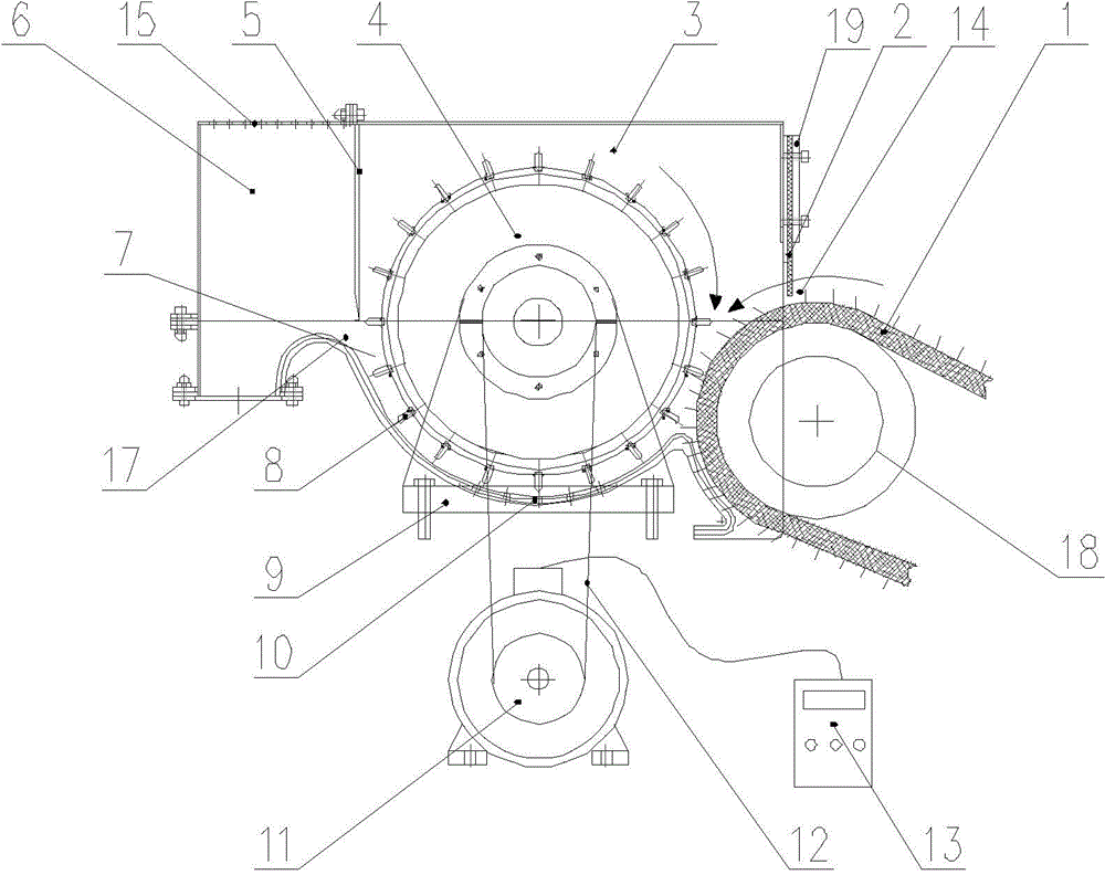 Automatic ridge walking device of tobacco harvester