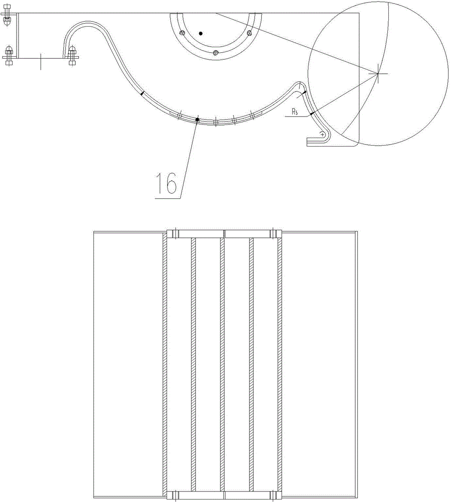 Automatic ridge walking device of tobacco harvester