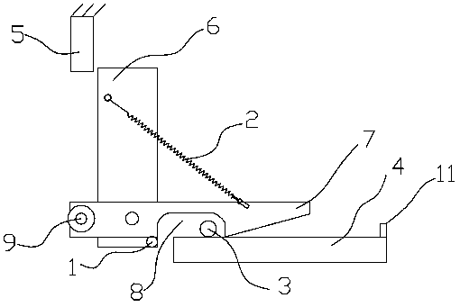 Equipment for preventing planting bag from being collided during lifting