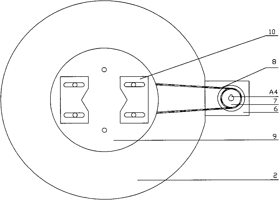 Graduation device for detecting surface shape of aspheric optical element