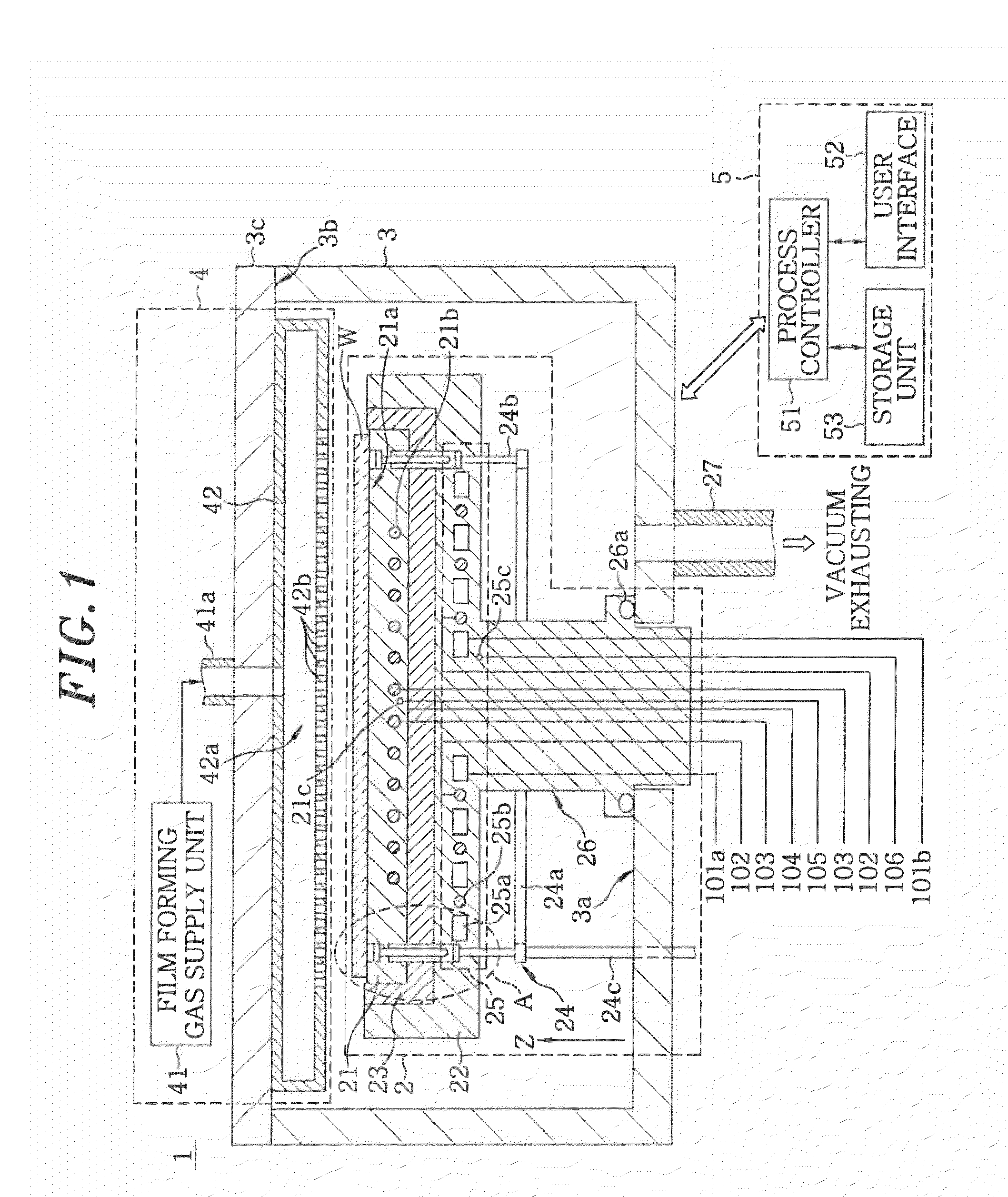 Substrate mounting mechanism and substrate processing apparatus having same