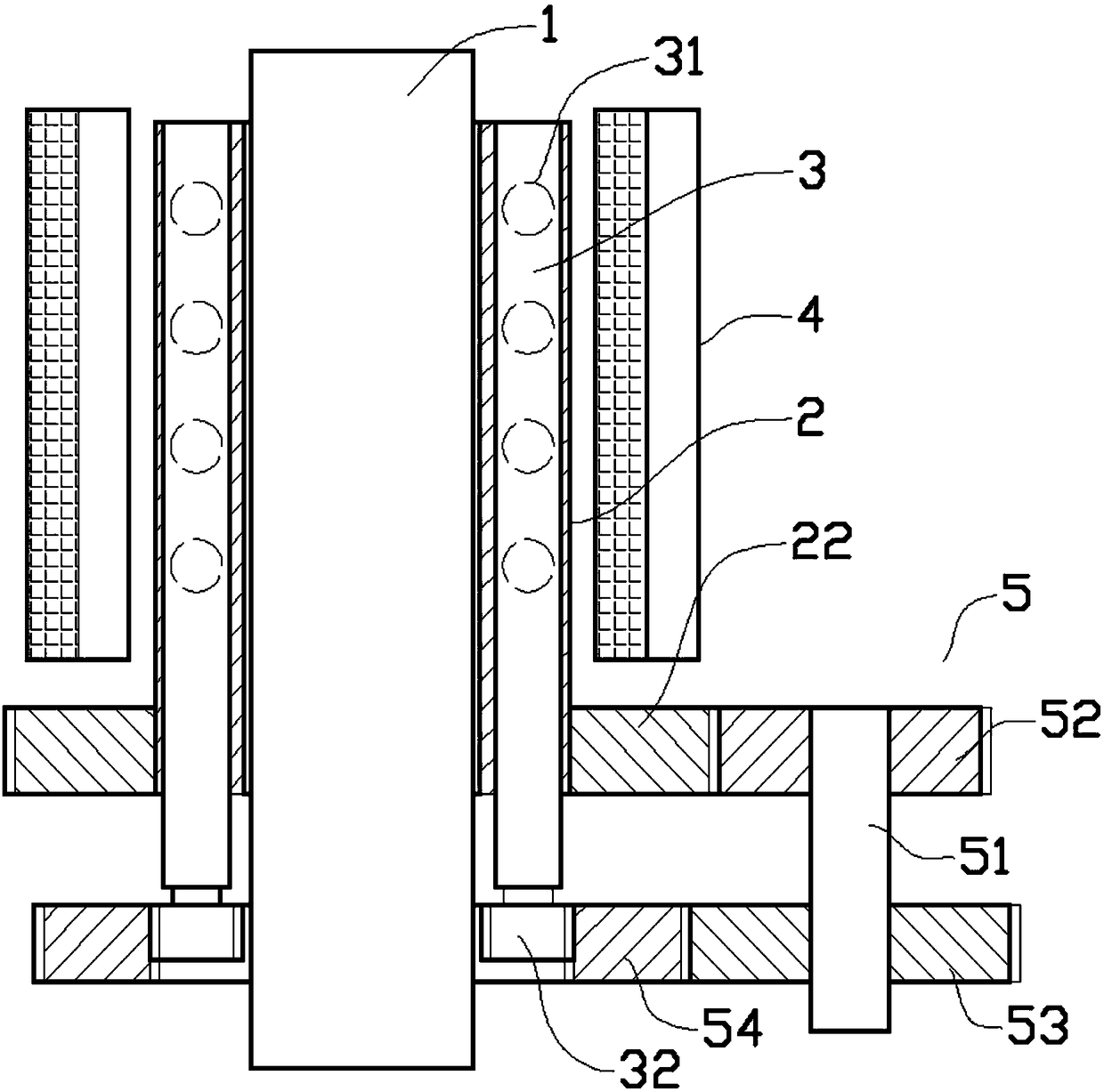 Electromagnetic separated brake assist device for automobile