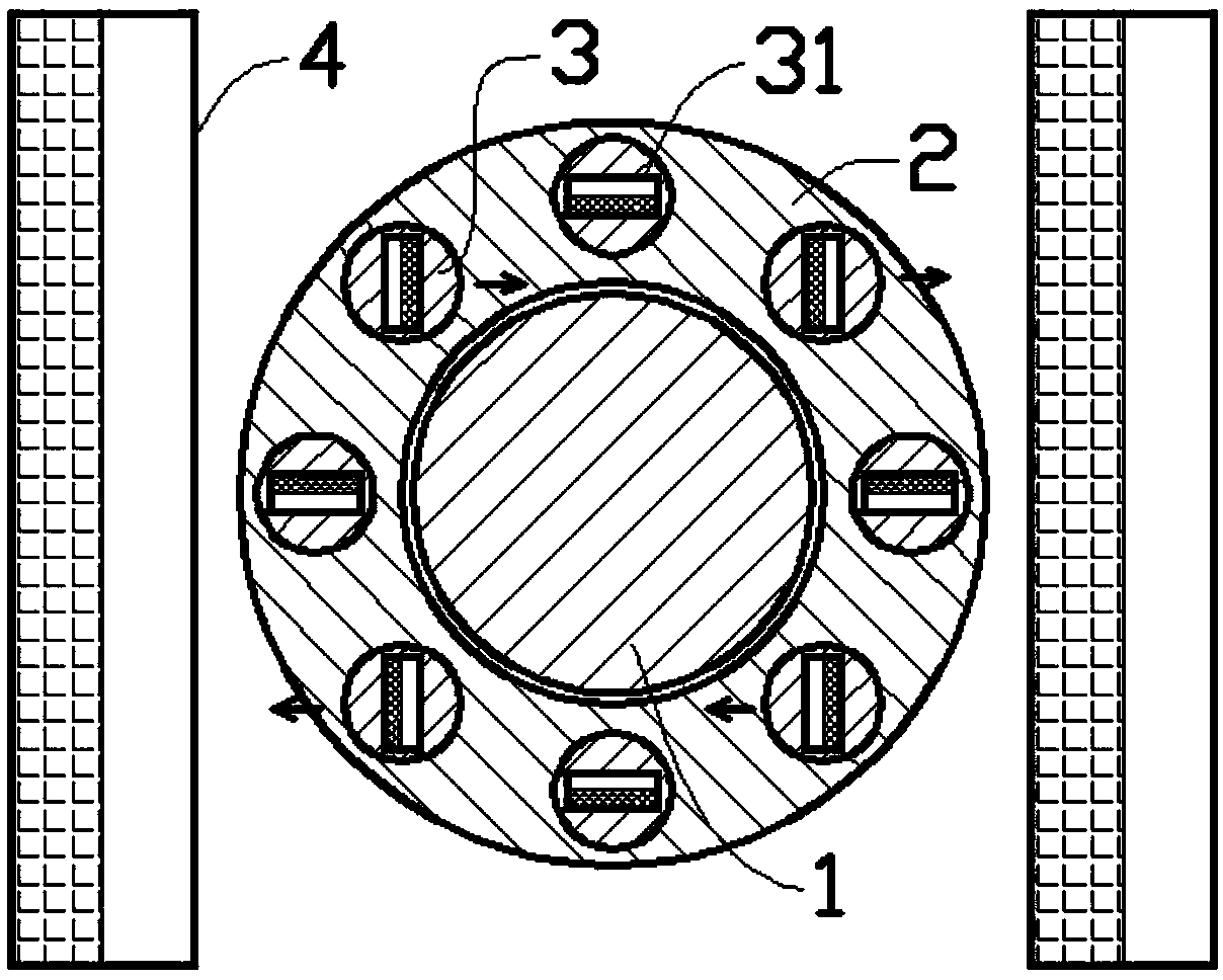 Electromagnetic separated brake assist device for automobile