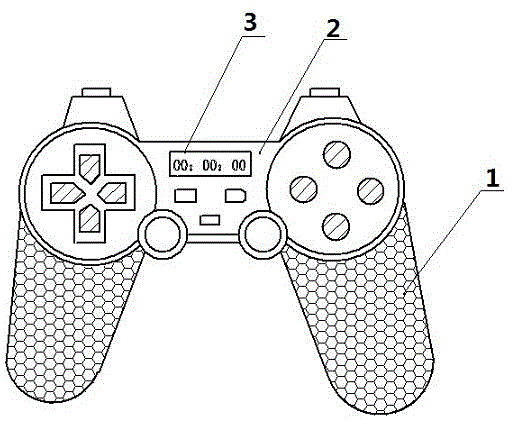 Massaging gamepad with timer