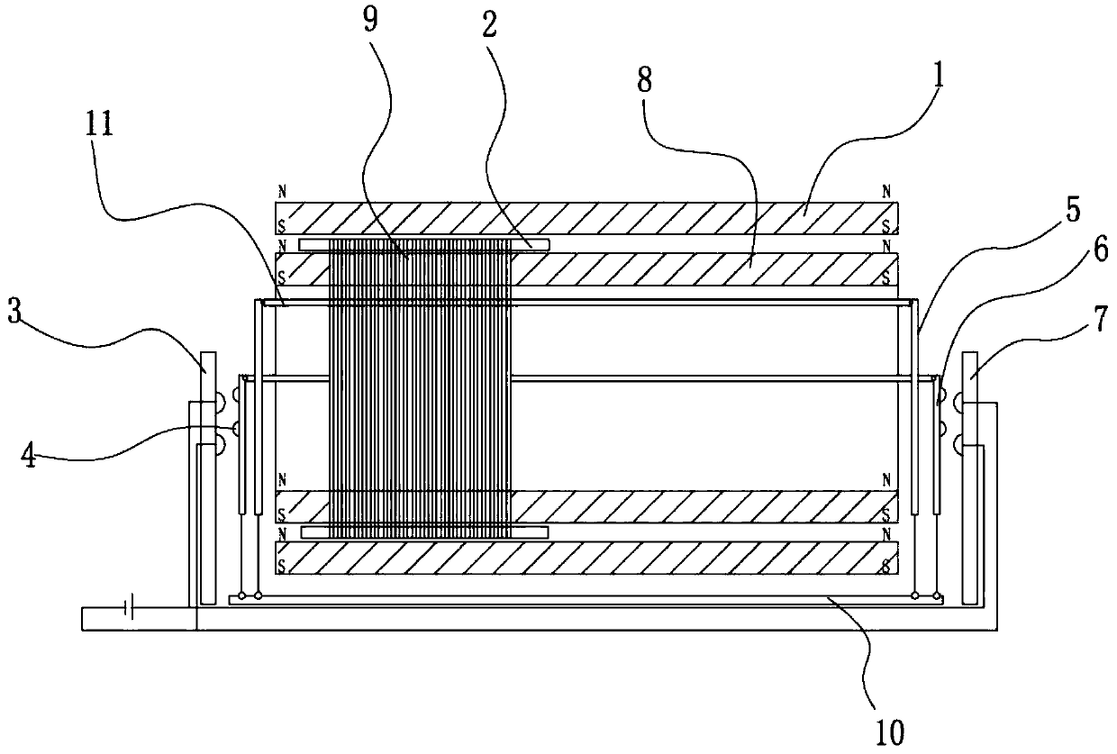 A direct current reciprocating thruster