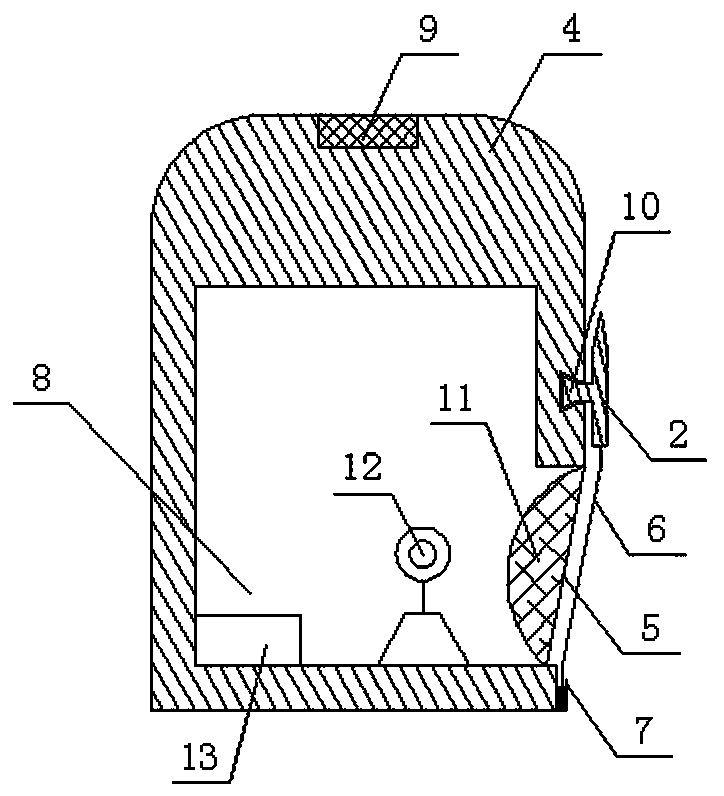 A shading type calligraphy row and column alignment device