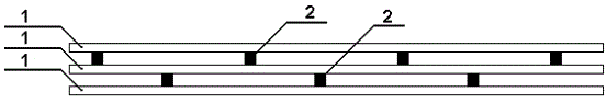 Method for making honeycomb-shaped cotton coat