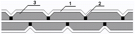 Method for making honeycomb-shaped cotton coat